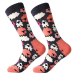 Myored- 1 Pair Men Cotton Novelty Crew Socks