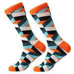 Myored- 1 Pair Men Cotton Novelty Crew Socks