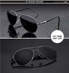 Aviation Alloy Polarized Sunglasses For Men