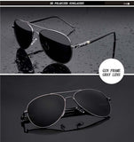 Aviation Alloy Polarized Sunglasses For Men