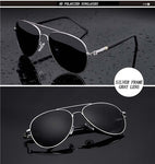 Aviation Alloy Polarized Sunglasses For Men