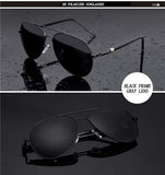 Aviation Alloy Polarized Sunglasses For Men