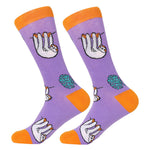 Myored- 1 Pair Cotton Colorful Crew Novelty Socks