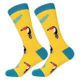 Myored- 1 Pair Cotton Colorful Crew Novelty Socks