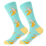 Myored- 1 Pair Cotton Colorful Crew Novelty Socks