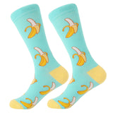 Myored- 1 Pair Cotton Colorful Crew Novelty Socks