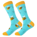 Myored- 1 Pair Cotton Colorful Crew Novelty Socks