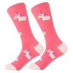 Myored- 1 Pair Cotton Colorful Crew Novelty Socks