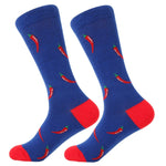 Myored- 1 Pair Cotton Colorful Crew Novelty Socks