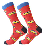 Myored- 1 Pair Cotton Colorful Crew Novelty Socks