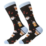 Myored- 1 Pair Cotton Colorful Crew Novelty Socks