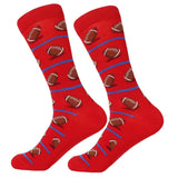 Myored- 1 Pair Cotton Colorful Crew Novelty Socks