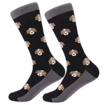 Myored- 1 Pair Cotton Colorful Crew Novelty Socks