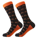 Myored- 1 Pair Cotton Colorful Crew Novelty Socks