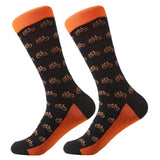 Myored- 1 Pair Cotton Colorful Crew Novelty Socks