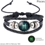 12 Constellation Luminous Men/Women Bracelet