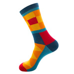 Colour Crew Cotton Men Women Casual Novelty socks