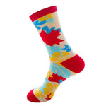 Colour Crew Cotton Men Women Casual Novelty socks