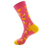 Colour Crew Cotton Men Women Casual Novelty socks