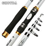 GHOTDA 2.1M -3.6M Carbon Fiber Fishing Rod