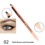 1 Pcs- Waterproof Eyeliner Pencils (Blk, Brown, White, Dark Brown)