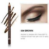 1 Pcs- Waterproof Eyeliner Pencils (Blk, Brown, White, Dark Brown)