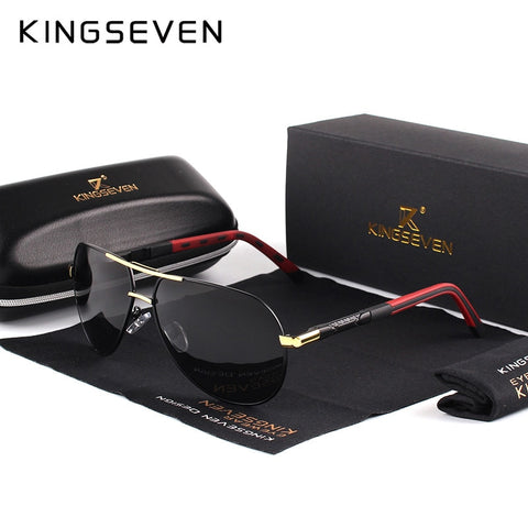 KINGSEVEN Vintage Aluminum Polarized Sunglasses (unisex)