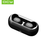 QCY QS1 T1C Mini Dual V5.0 Wireless Earbuds with Dual Microphone and Charging box