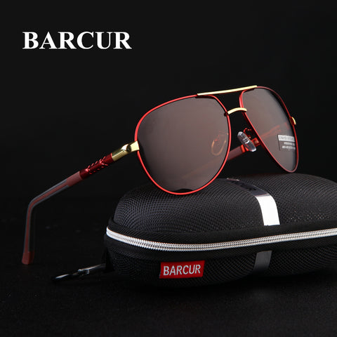 BARCUR Aluminum Magnesium Men's Sunglassess