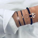 30 Styles Mix Charm Bracelets for Women