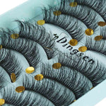 10 Pairs 3D Soft Faux Mink Hair False Eyelashes