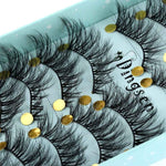 10 Pairs 3D Soft Faux Mink Hair False Eyelashes