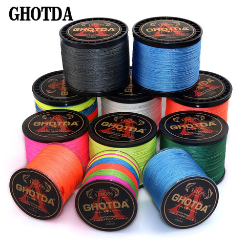 GHOTDA 4 Strands Multifilament Fishing Wire 10-120lb