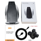 10W Wireless Car Mount Charger- Smartphone Compatible