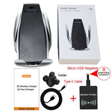 10W Wireless Car Mount Charger- Smartphone Compatible