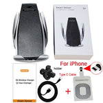 10W Wireless Car Mount Charger- Smartphone Compatible