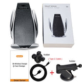 10W Wireless Car Mount Charger- Smartphone Compatible