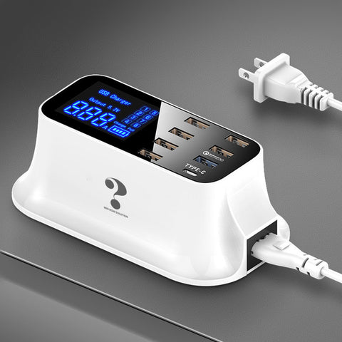 Quick Charge 3.0 Smart USB Charger Station (Led Display)